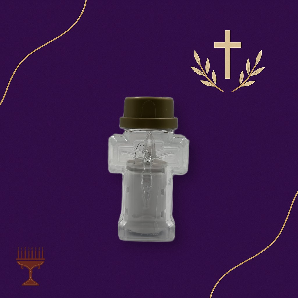 Κερί Μπαταρίας σε Σχήμα Σταυρού – Λευκό