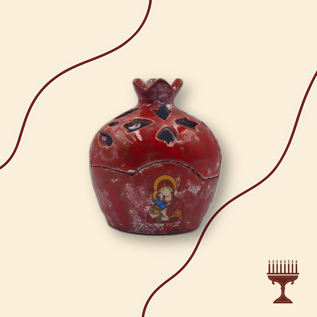 Επιτραπέζιο Καντήλι σε Σχήμα Ρόδι