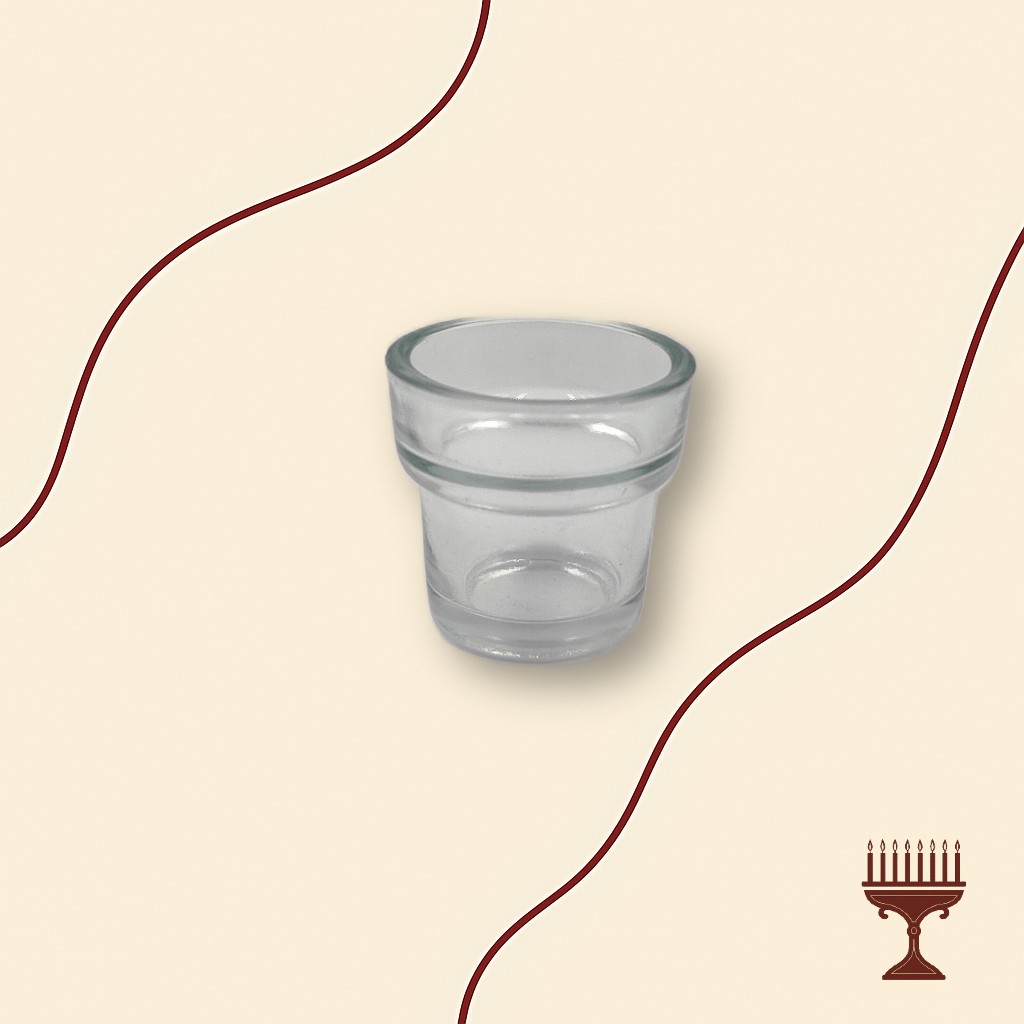 Καντηλόκουπα από Χοντρό Γυαλί - Διάφανη 6x8