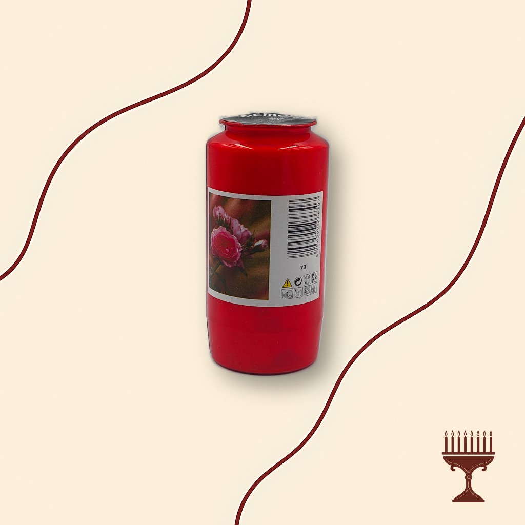 Βιοδιασπώμενο Κερί 7 Ημερών Κόκκινο