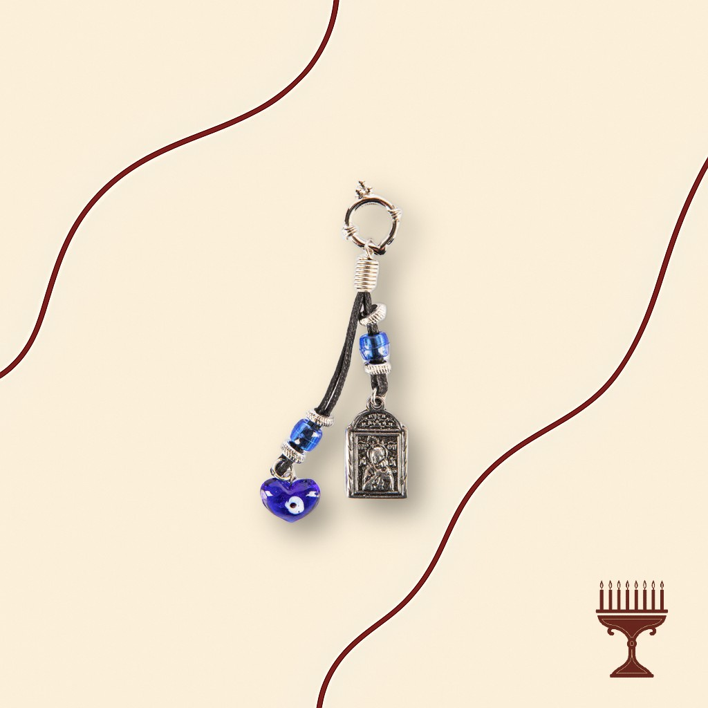 Κρεμαστό Αυτοκινήτου με Παναγία και Χριστό